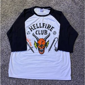 Netflix, stranger things. Eddie Munson hellfire club T-shirt